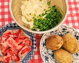 牛肉とｼﾞｬｶﾞｲﾓの旨味コロッケ☆作り方1写真
