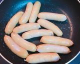 調理パン用＊ウインナー＊ケチャップ炒め作り方2写真
