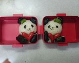 バレンタインデーキャラ弁当作り方1写真