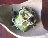 中華風？ワカメと胡瓜の酢の物作り方6写真