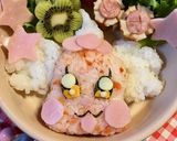 キャラ弁☆プリキュアアラモード☆ペコリン作り方6写真