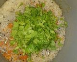 あたただしでじゃこと春菊の炊き込みご飯作り方4写真