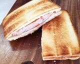 チーズさつま揚げホットサンド作り方3写真