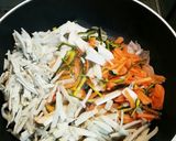 冷蔵庫にあるものできんぴらごぼう♪作り方4写真