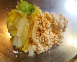簡単ヘルシー！白菜の白和えゴマ風味作り方3写真