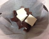 胡桃とクリームチーズのチョコサラミ作り方1写真
