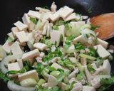 セロリと高野豆腐の鶏ひき肉八角煮作り方3写真