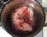 トロトロ！牛すじ肉の煮込み 肉豆腐風作り方1写真