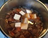 トロトロ！牛すじ肉の煮込み 肉豆腐風作り方8写真