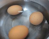 豚肉とゆで卵の和え炒め作り方1写真