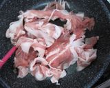 豚肉とゆで卵の和え炒め作り方3写真