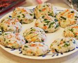 桜海老とあおさの焼き蓮根作り方3写真