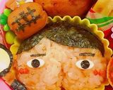 絵本 おしりたんてい キャラ弁作り方2写真