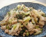 セロリと高野豆腐の鶏ひき肉八角煮作り方5写真