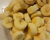 たっぷりバナナのなめらかチーズケーキ作り方5写真