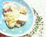 チキンの♡簡単♥タラコソテー♡作り方4写真