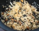煎り大豆といりこ(煮干し）の醤油麹ご飯作り方4写真