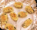鮭と小松菜のポテトおやき★離乳食後期★作り方4写真