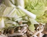 柚子香る白菜クリームパスタ♪鱈を添えて作り方1写真