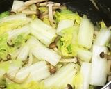 柚子香る白菜クリームパスタ♪鱈を添えて作り方3写真