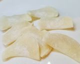 ワンタン　余った餃子の皮を冷凍保存作り方2写真