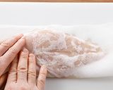 鶏むねで！つるりん水晶鶏の梅サラダ作り方2写真