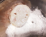 ピリ辛つくねの蓮根はさみ揚げ作り方3写真