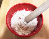 卵不要！豆腐で作るヘルシーお好み焼き☆作り方1写真