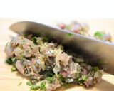 あじのたたきおぼろ昆布和え作り方1写真