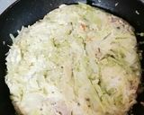 ヘルシー‼ふわふわ‼NO粉お好み焼き作り方6写真