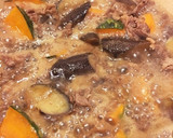 ナス かぼちゃ 牛肉のあんかけ煮 簡単作り方6写真