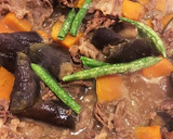 ナス かぼちゃ 牛肉のあんかけ煮 簡単作り方7写真