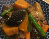 ナス かぼちゃ 牛肉のあんかけ煮 簡単作り方8写真