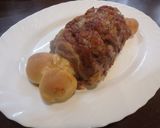 ギャートOズ風骨付き肉巻きパン？作り方13写真