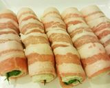 甘辛だれ！チーズin竹輪の豚肉巻き作り方5写真