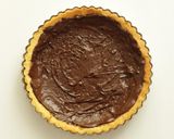 *バレンタイン ♡ チョコバナナタルト♪作り方5写真