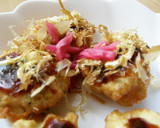 簡単！豆腐落とし揚げ☆たこ焼き風作り方4写真