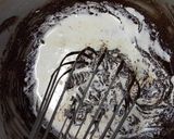 簡単＊たっぷりベリーの濃厚チョコケーキ作り方3写真