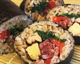 デパ地下風いくら&クリームチーズ 太巻き作り方7写真