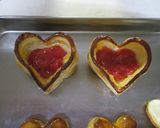 バレンタインにチョコとイチゴのハートパイ作り方10写真