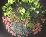 ベーコンとネギの混ご飯 ❤️作り方1写真