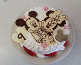 ディズニーケーキ　ミッキーとミニー作り方3写真