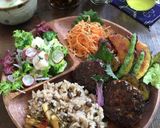 豆腐・おから・ひじきの入ったハンバーグ作り方14写真