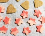お花見かわいいマーブルお花型抜きクッキー作り方3写真