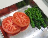 トマトステーキ アンチョビソース作り方2写真