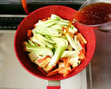 チンゲン菜と厚揚げとニンジンのとろみ中華作り方7写真