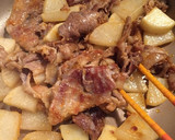 簡単！おかずに豚肉と大根の甘辛味噌炒め作り方5写真