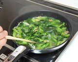 小松菜の炒め煮作り方6写真