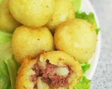 マヨチーズコンビーフinポテトボール☆作り方7写真