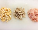 鶏胸肉ゴボウ油揚げ味ご飯☆おにぎり作り方1写真